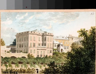 Veduta della villa Cambiaso, Genova