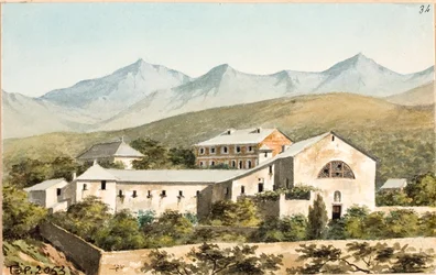 Veduta del santuario Nostra Signora del Monte, Genova