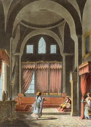 Interno di un harem al Cairo