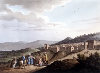 Veduta della città di Betlemme. Da disegni originali di Luigi Mayer, Londra
