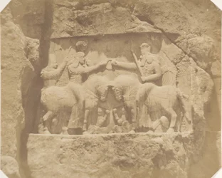 Bassorilievo a Nakshi Rustam, 1858