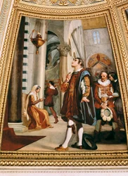 Galileo Galilei osserva il lampadario oscillare nella Cattedrale di Pisa 1582