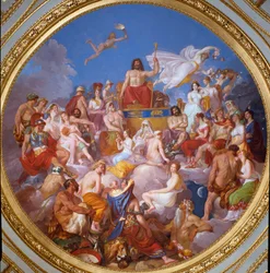 Il Consiglio degli Dei (o Assemblea degli Dei): Zeus sull