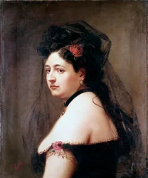 Ritratto di Elisabetta Galletti Gianoli, cantante italiana
