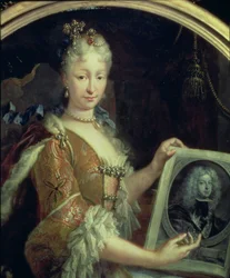 Ritratto di Elisabetta Farnese (1692-1766) seconda moglie di Filippo V di Spagna