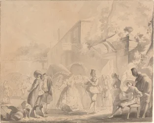 Danza in una Piazza del Villaggio