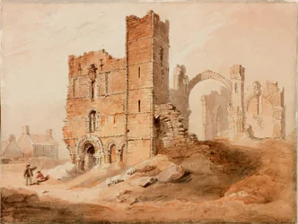 Abbazia di Lindisfarne - Facciata ovest