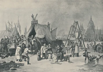 La fiera sul Tamigi ghiacciato, 1814, 1920