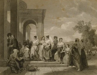 La processione al battesimo