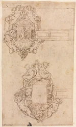 Progetto per Cerniere Decorative recto, metà 1500
