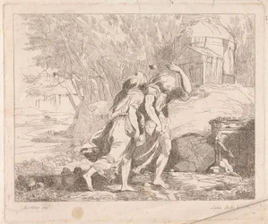 Deucalione e Pirra dopo il Diluvio