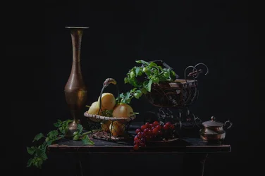 Natura morta di frutta suggestiva