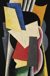 Architettonico pittorico Natura morta con strumenti, 1915