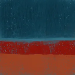 Orizzonte rosso intenso