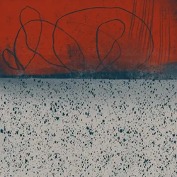 Astratto rosso dinamico