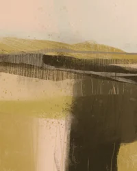 Paesaggio sereno a strati