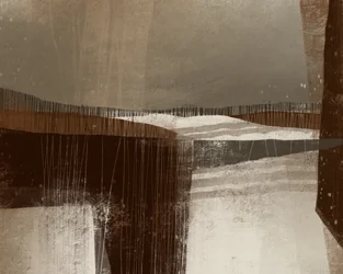Orizzonte di terra ruvida