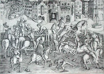 Il torneo, c.1500
