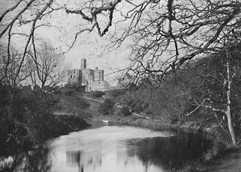 Castello di Warkworth, c1896