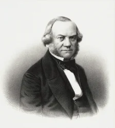 Ritratto del Direttore dei Teatri Imperiali Alexander Mikhaylovich Gedeonov, 1858