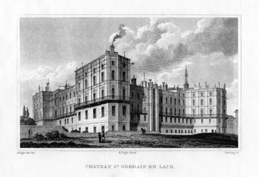 Chateau de Saint Germain en Laye, Parigi, c1830