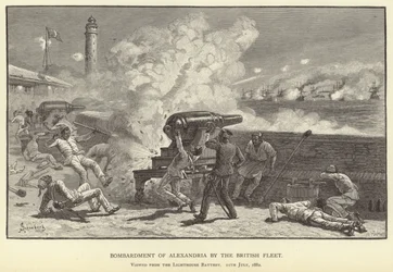 Bombardamento di Alessandria da parte della flotta britannica
