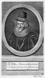 Sir Francis Bacon, Visconte di St Albans, filosofo, scienziato e statista inglese