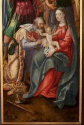 Adorazione dei Magi, Trittico, Pannello destro (dettaglio)