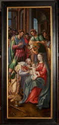 Adorazione dei Magi, Trittico, Pannello destro