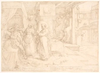 Pietro guarisce il paralitico Enea