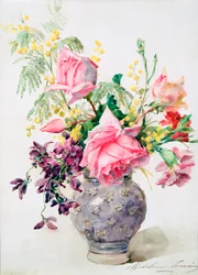 Vaso di rose, c1865-1928