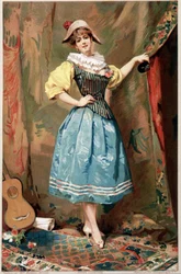 Il costume (Una donna con una chitarra), XIX secolo