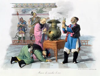 Un modo di predire il futuro, Cina, 1824-1827
