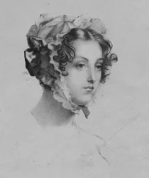 Donna con un cappellino, 1820
