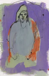 Sketchbook 10, 2024 (tempera, inchiostro, carboncino su carta)