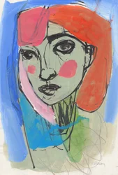 Sketchbook 18, 2024 (tempera, inchiostro, matita su carta)