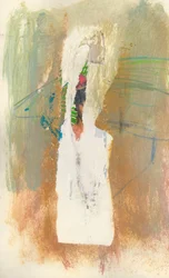 Sketchbook 1, 2024 (tempera, collage, pastello su carta)
