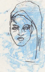 Sketchbook 32, 2025 (tempera, carboncino su carta)