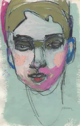 Sketchbook 40, 2025 (tempera, carboncino su carta)
