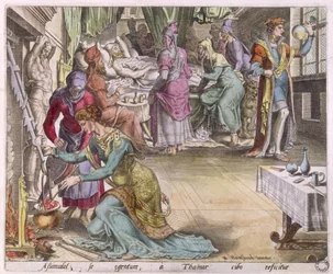 Curare un invalido, studio per 