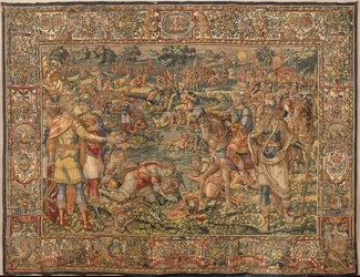 Storia di Gedeone, fine XVI secolo (seta e lana)