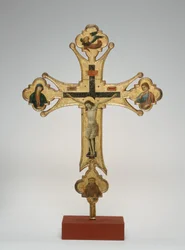 Croce processionale, c. 1320