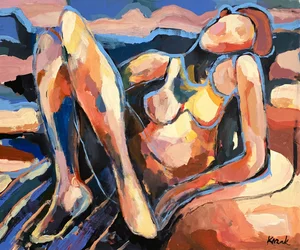 Nudo femminile astratto
