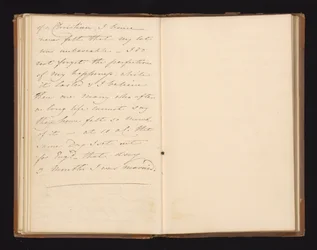 Estratto del manoscritto dal racconto della campagna di Waterloo di Lady De Lancey
