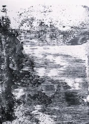 Riflesso monocromatico sul fiume