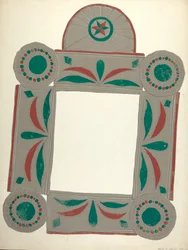 Specchio dipinto Lockwood