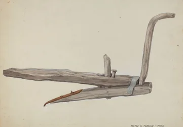 Aratro di legno