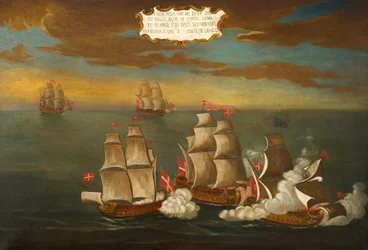 Cattura di una nave turca da parte di uno squadrone dell