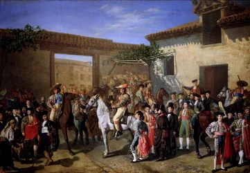Cortile dei cavalli nell