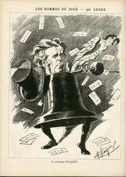 Illustrazione di Manuel Luque per la Copertina di La Caricature (1880)